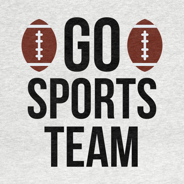 Go sports team typography design by emofix